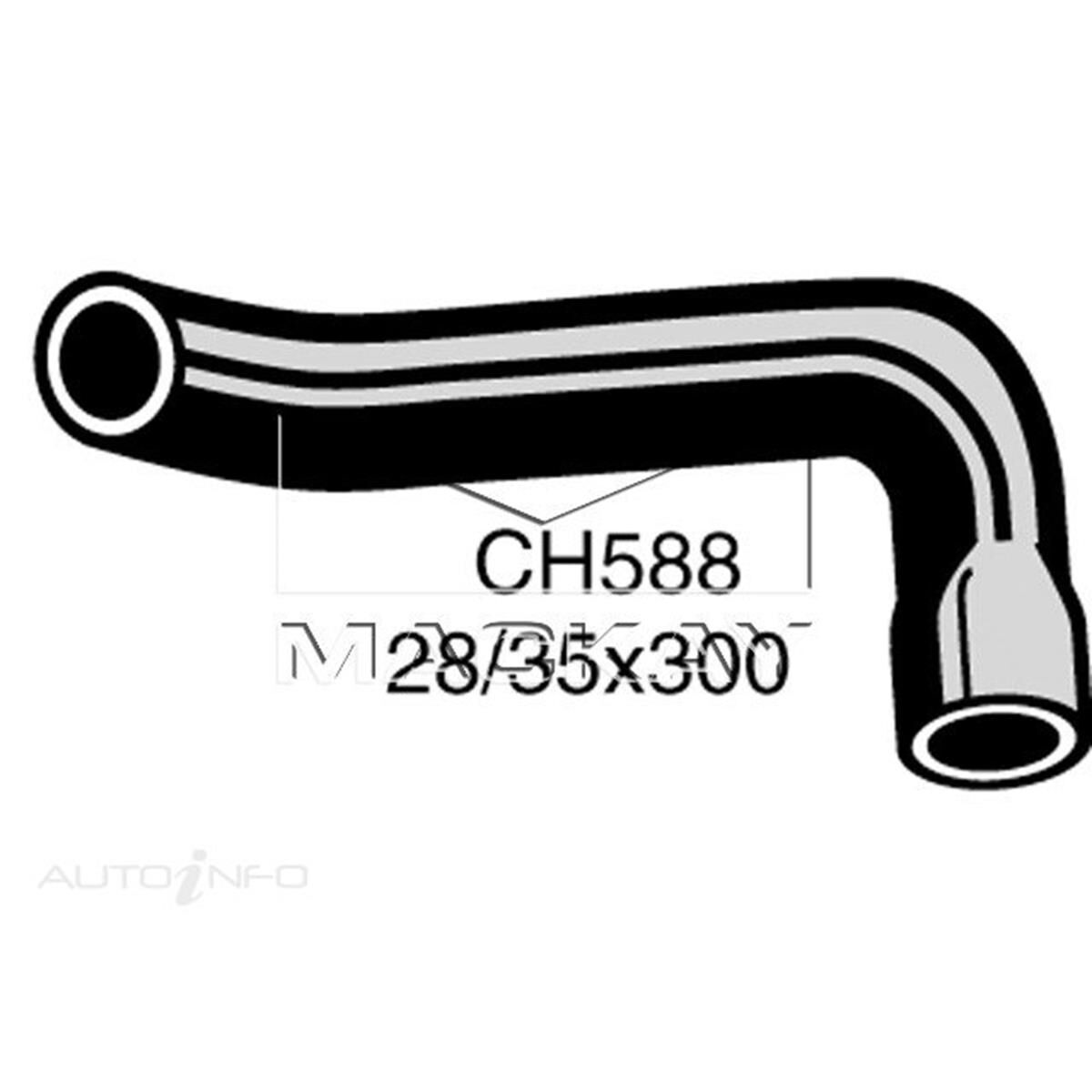 RADIATOR LOWER HOSE  - LAND ROVER SERIES 2A 88 - 2.3L I4  PETROL - MANUAL & AUTO, , scanz_hi-res