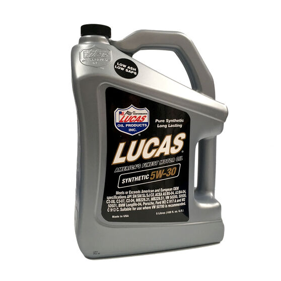 LUCAS SAE 5W30 SYNTHETIC MOTOR OIL - 5L, , scanz_hi-res