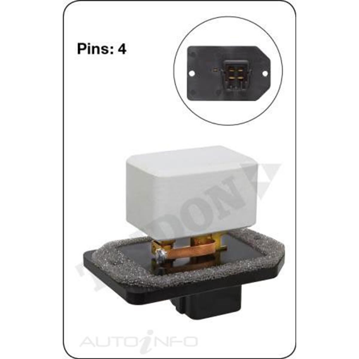 TRIDON HEATER FAN RESISITOR, , scanz_hi-res