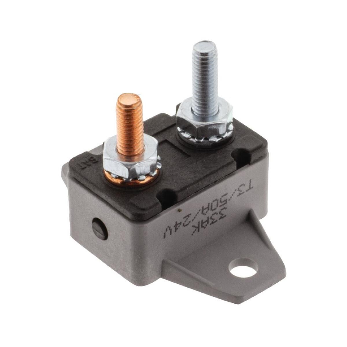 CIRCUIT BREAKER TYPElll  50AMP MANUAL RESET PLASTIC BODY                         JAYLEC, , scanz_hi-res