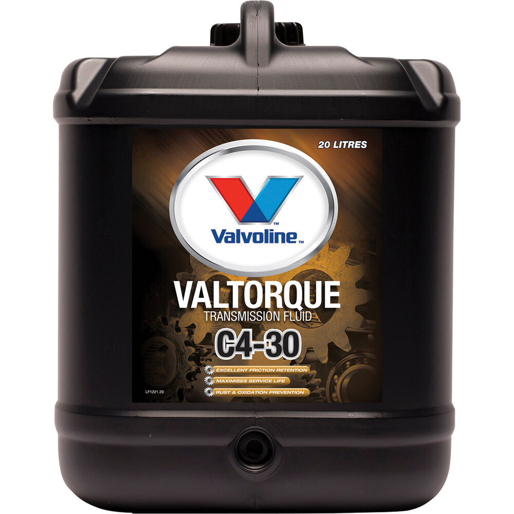 Valvoline Valtorque C4 Transmission Fluid 30W 20 Litre Supercheap