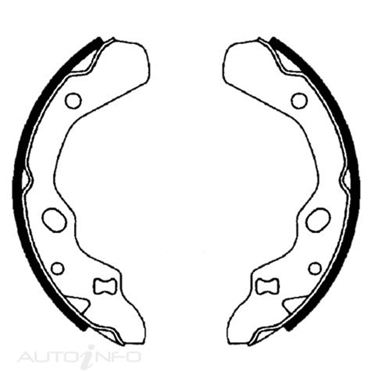 BENDIX BRAKE SHOES, , scanz_hi-res