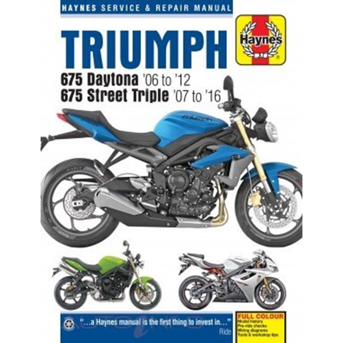 TRIUMPH 675 DAYTONA & STREET TRIPLE 2006, , scanz_hi-res