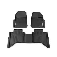 DEEP DISH FLOOR LINERS FOR MAZDA BT-50 2020+ DUAL CAB FULL SET, , scanz_hi-res