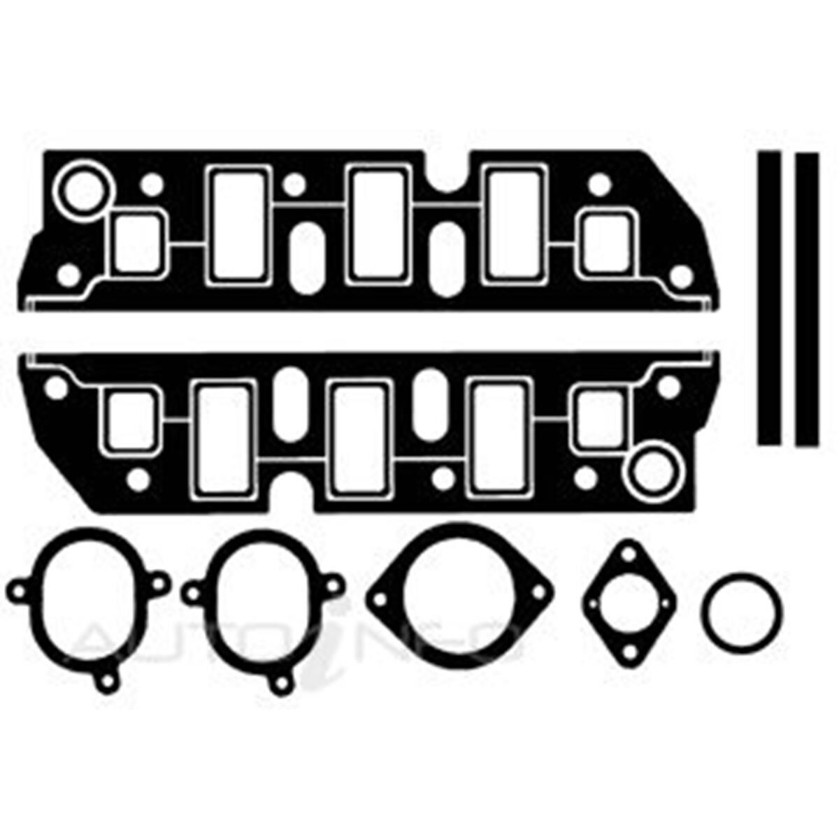 INLET MANIFOLD GASKET SET HOLDEN V6, , scanz_hi-res