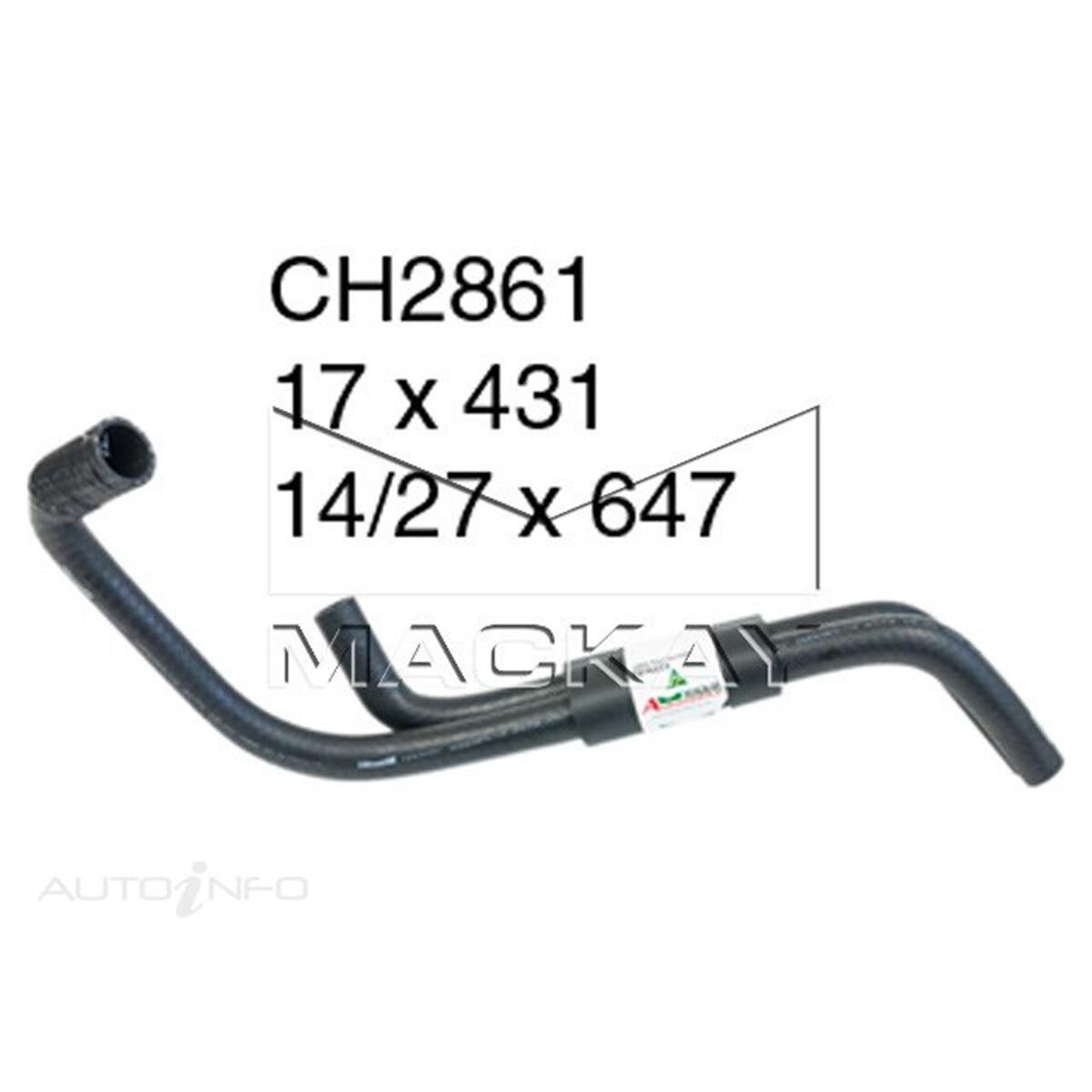 HEATER HOSE SAAB 900  (B234)   LOWER*, , scanz_hi-res