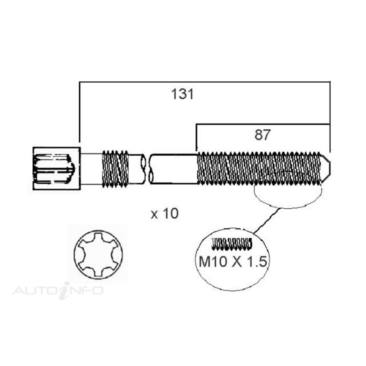 HEAD BOLT SET AUDI ALT, , scanz_hi-res