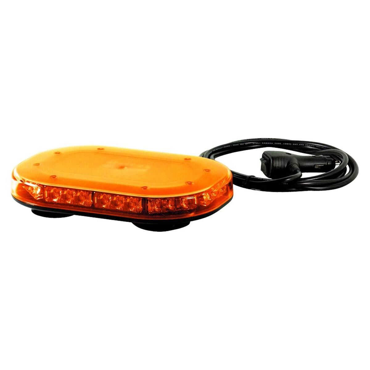 LED AMBER MINI LIGHTBAR 12/24V MAGNETIC MOUNT AMBER LENS 21x STROBE 1x ROTATE PTTNS  JAYLEC, , scanz_hi-res