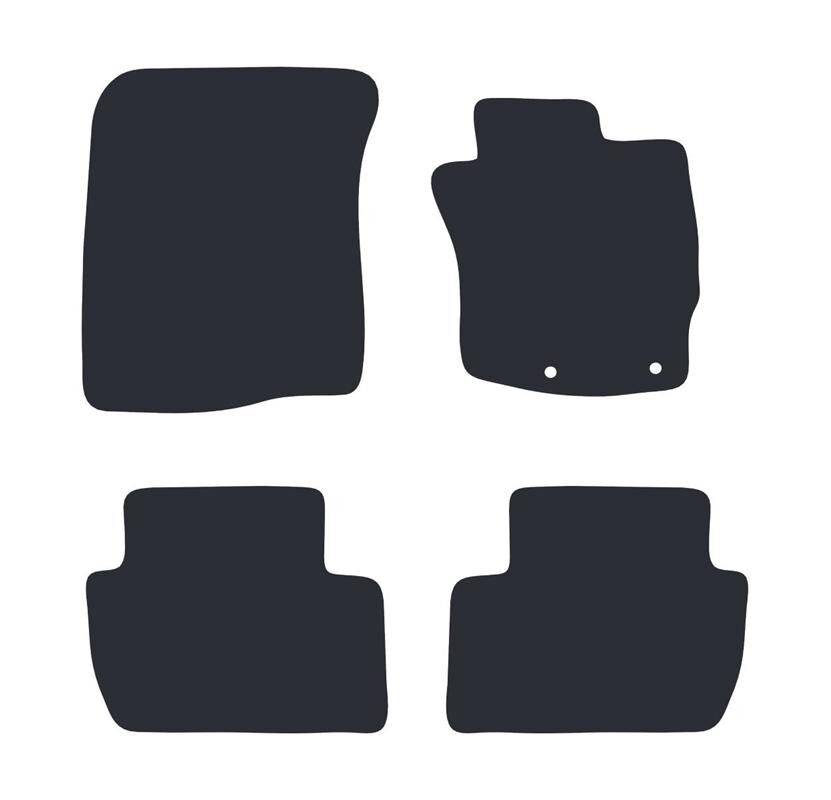 HEAVY DUTY RUBBER CAR MATS FOR MITSUBISHI OUTLANDER 7 SEAT (2ND GEN) 2005-2012, , scanz_hi-res