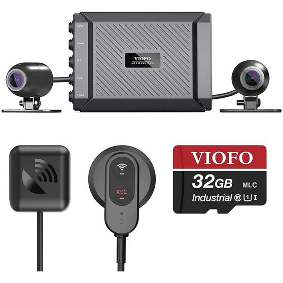 VIOFO 1080P MOTORCYCLE DASHCAM DUAL CHANNEL F/R WIFI + GPS, , scanz_hi-res