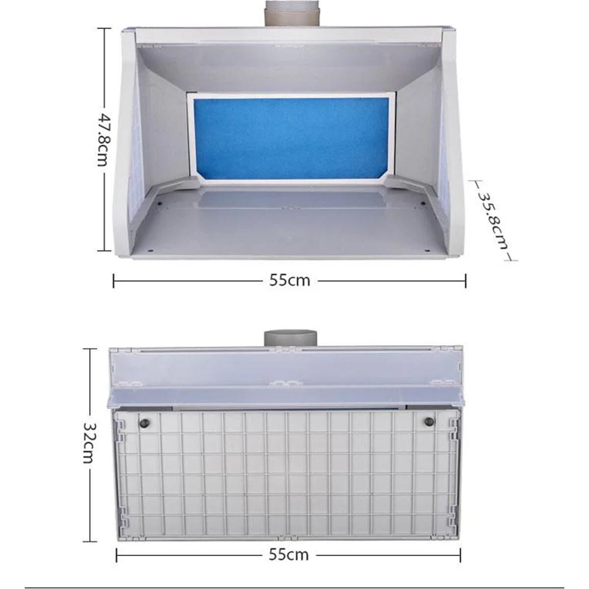 FORMULA AIRBRUSH LARGE SPRAY BOOTH WITH LIGHTS AND EXHAUST, , scanz_hi-res