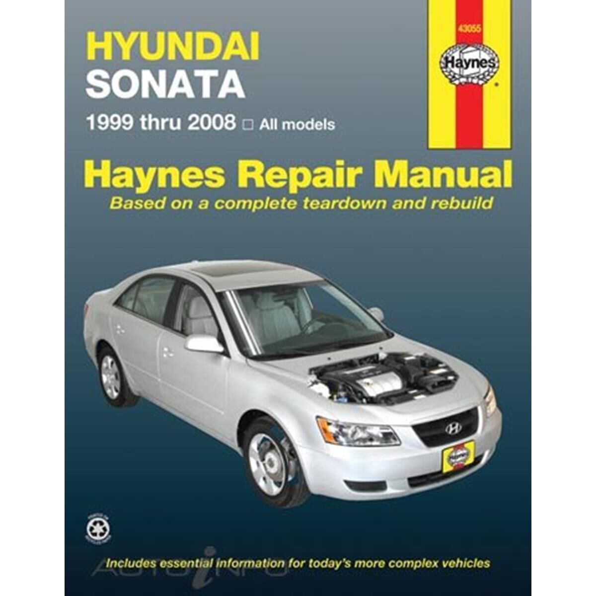 HYUNDAI SONATA HAYNES REPAIR MANUAL FOR 1999 THRU 2014 (DOES NOT INCLUDE INFORMATION SPECIFIC TO HYBRID MODELS), , scanz_hi-res