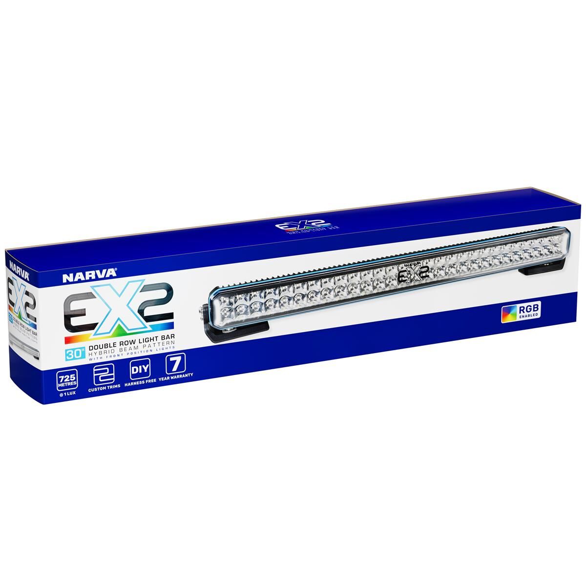 30 INCH EX2-R LIGHT BAR DOUBLE ROW RGB ENABLED, , scanz_hi-res
