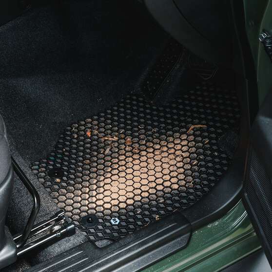 HEAVY DUTY RUBBER CAR MATS FOR HONDA JAZZ HYBRID (4TH GEN) 2020 ONWARDS, , scanz_hi-res
