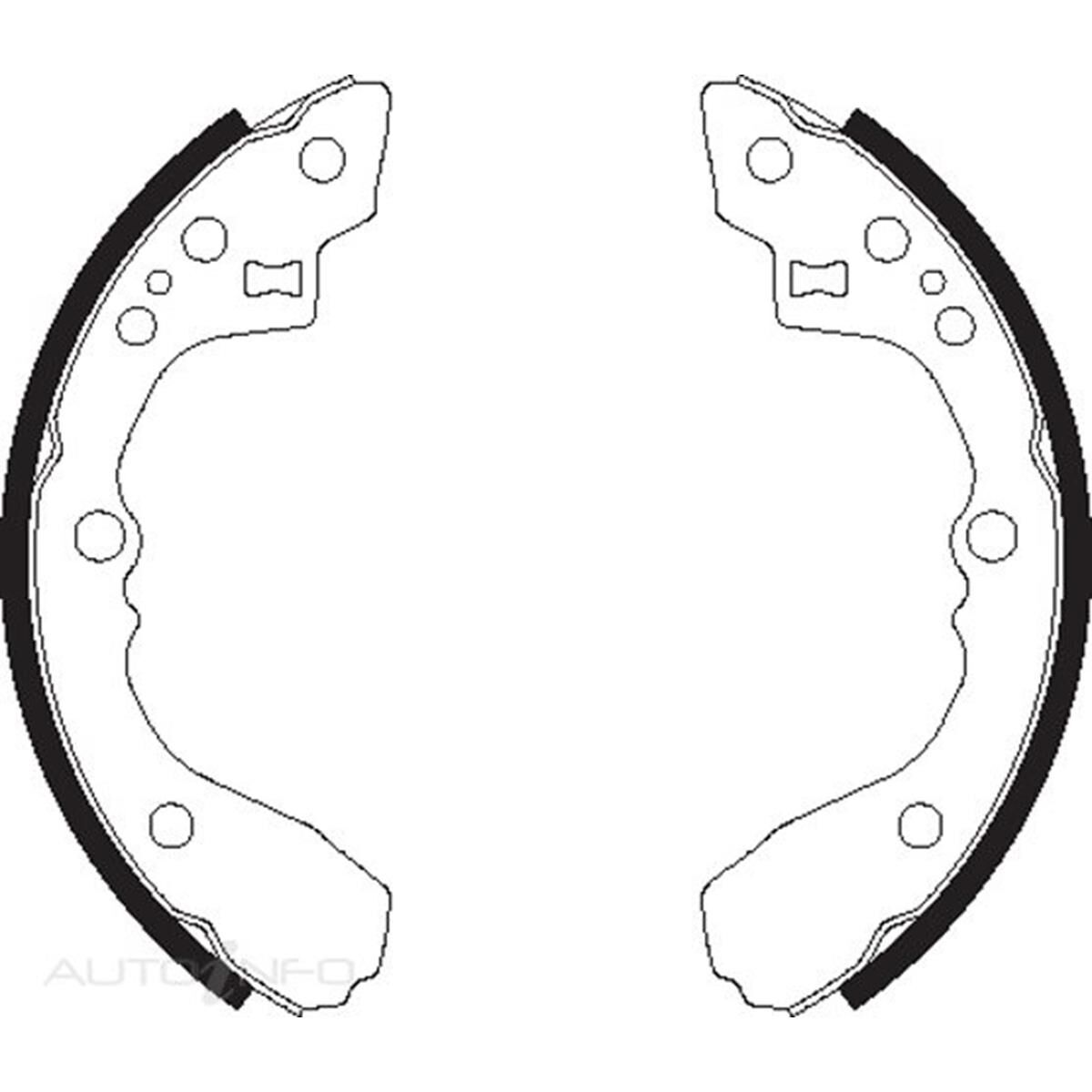 BENDIX BRAKE SHOES, , scanz_hi-res