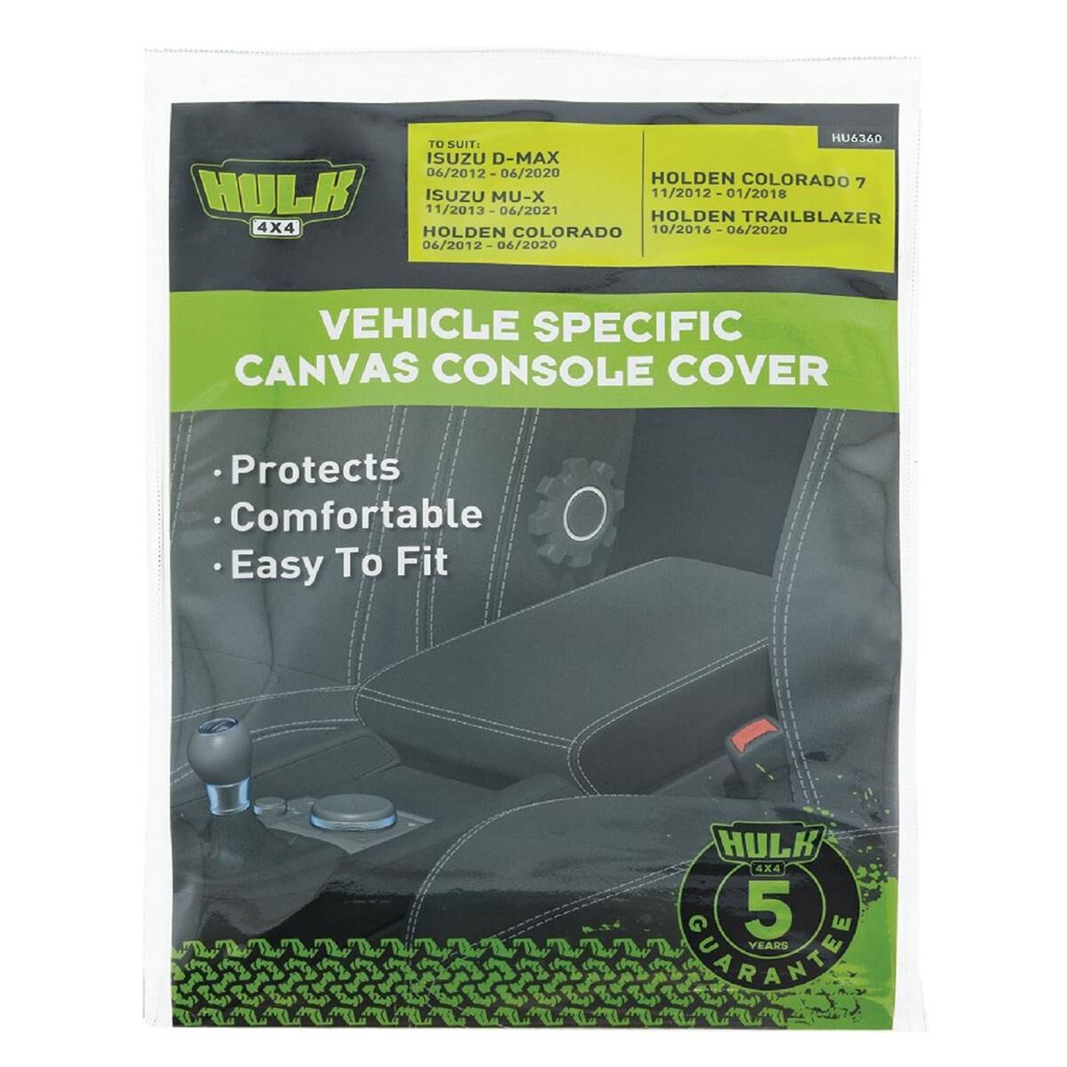 CANVAS CONSOLE COVER ISUZU D-MAX / COLORADO GREY, , scanz_hi-res
