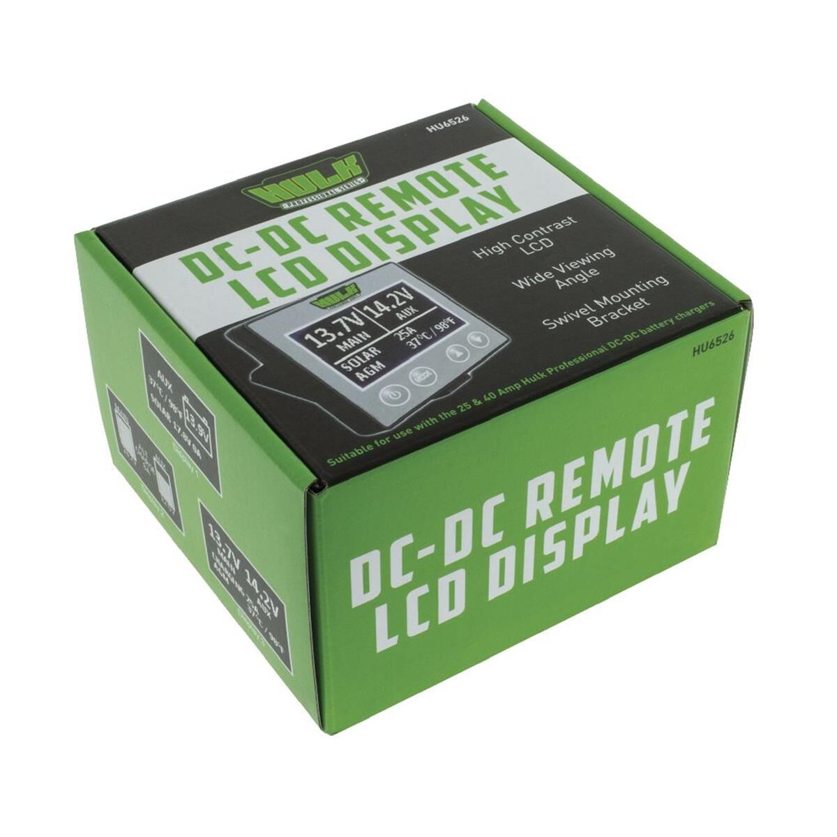 REMOTE LCD DISPLAY W/3.5m LEAD T/S DC-DC BATT CHARGER 25amp HU6525 FESSIONAL, , scanz_hi-res