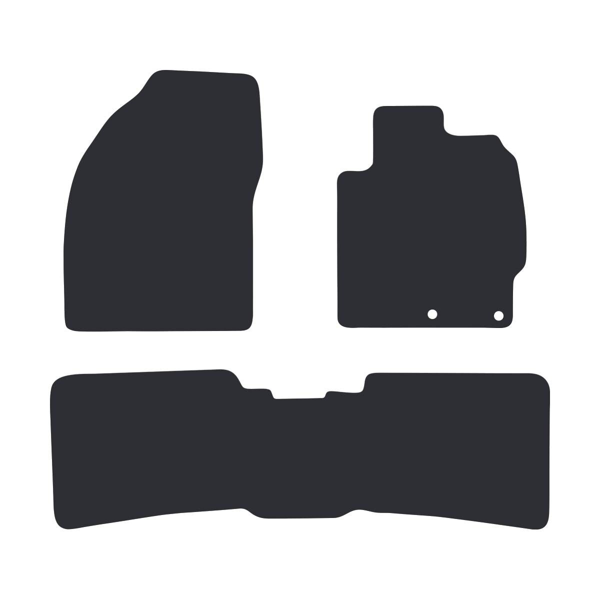 HEAVY DUTY RUBBER CAR MATS FOR TOYOTA PRIUS (3RD GEN) 2009-2016, , scanz_hi-res