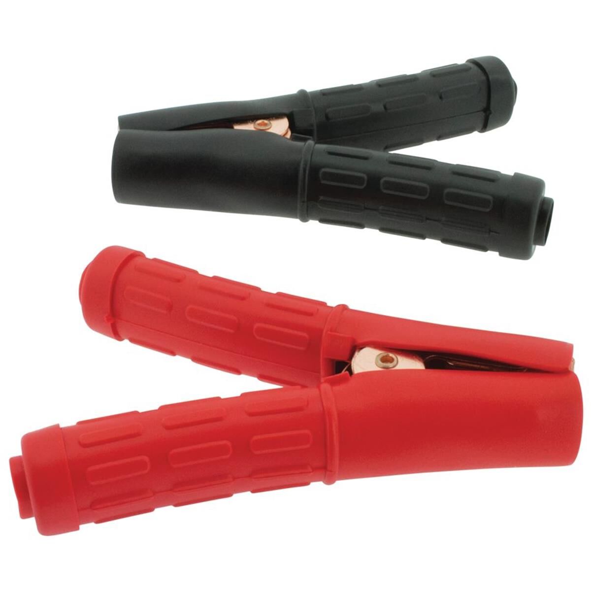 PKT 2 BATTERY CLAMPS INSULATED BLACK & RED CLAMPS 250amp JAYLEC, , scanz_hi-res