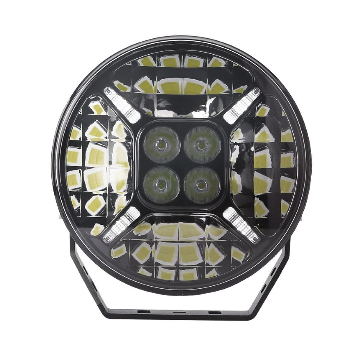 9" RND LED DRIVING LAMP DRIVNG BEAM 9-36V 120W BLK 12,000Lms W/PARK LIGHT, , scanz_hi-res