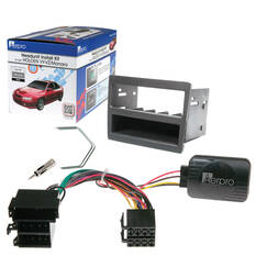 FACIA INSTALL KIT S/DIN GREY FOR VY/VZ, , scanz_hi-res