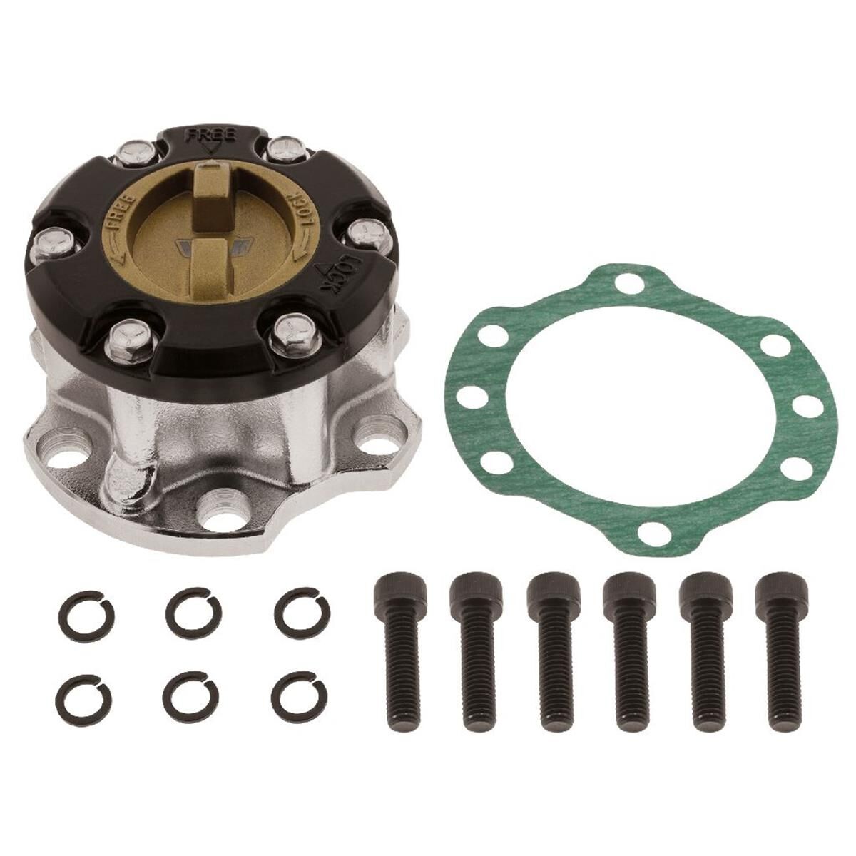 HULK FREEWHEEL HUB TOYOTA LANDCRUISER GRJ VDJ HDJ HZJ - WITH 10MM STUDS, , scanz_hi-res