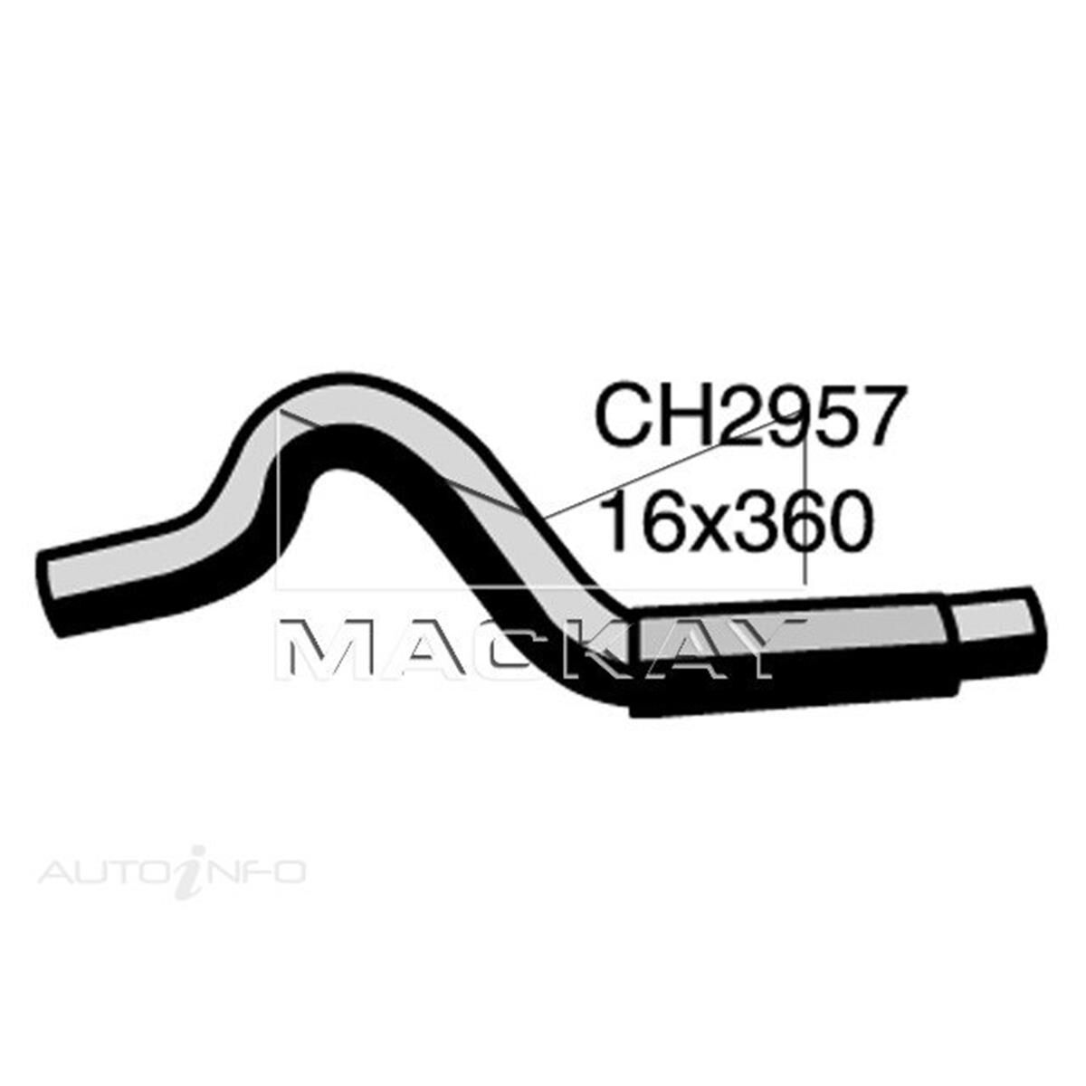HEATER HOSE  - FORD LASER KN, KQ - 1.6L I4  PETROL - MANUAL & AUTO, , scanz_hi-res
