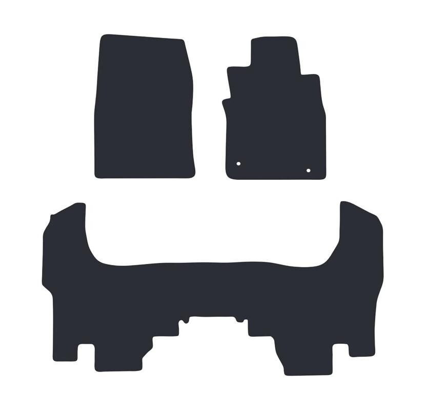 EXECUTIVE RUBBER CAR MATS FOR TOYOTA LANDCRUISER (76 SERIES WAGON) 2007-2012, , scanz_hi-res