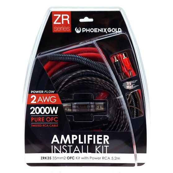 AMPLIFIER KIT 2GA/35MM OFC 2000W WITH POWER RCA 5.2M, , scanz_hi-res