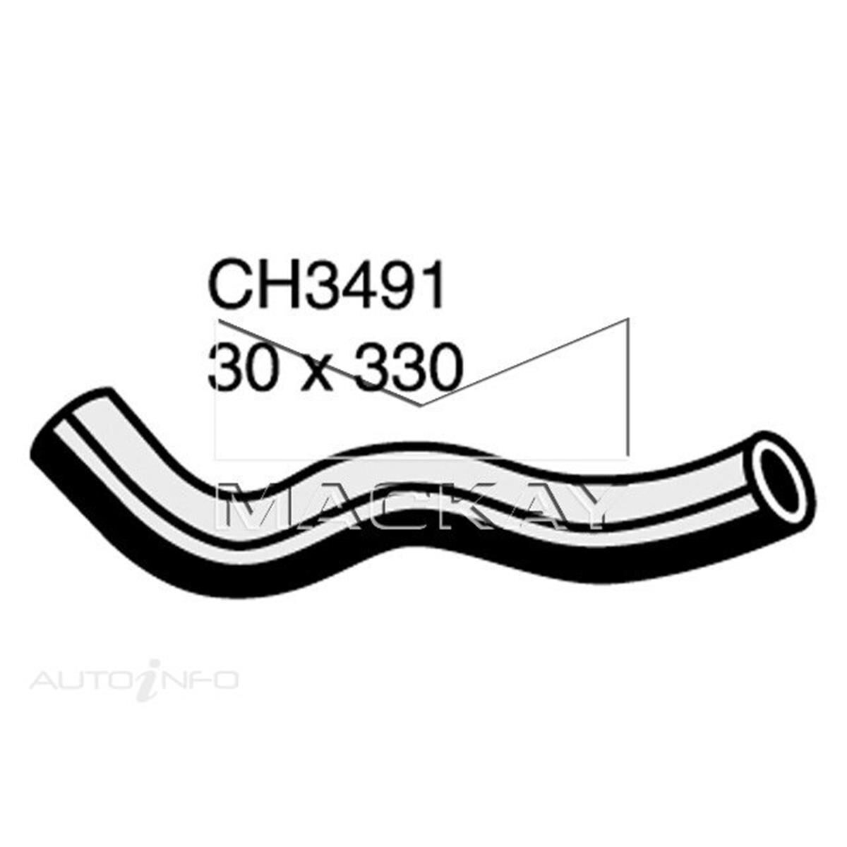 RADIATOR UPPER HOSE  - HOLDEN RODEO TF - 2.2L I4  PETROL - MANUAL & AUTO, , scanz_hi-res