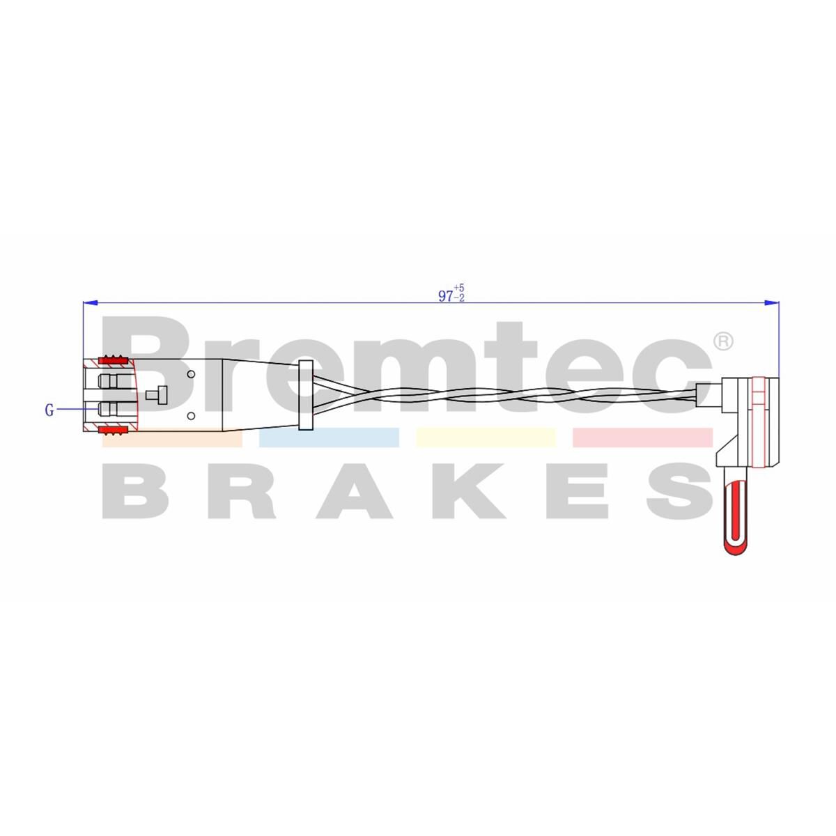 EUROLINE BRAKE WEAR SENSOR, , scanz_hi-res