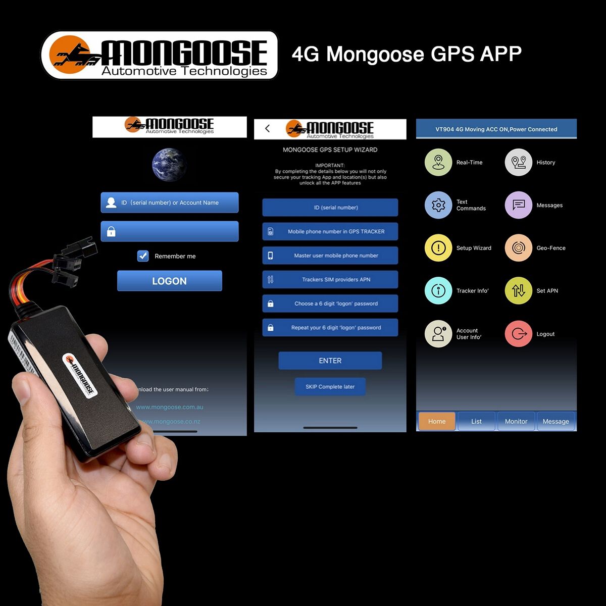 MONGOOSE VT-4G GPS VEHICLE TRACKER, , scanz_hi-res