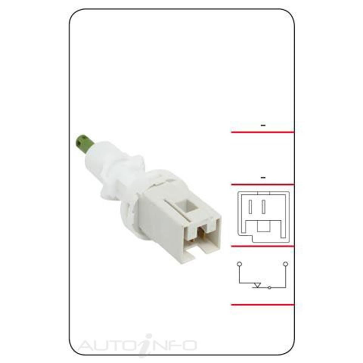 (TBS1068) BRAKE LIGHT SWITCH, , scanz_hi-res