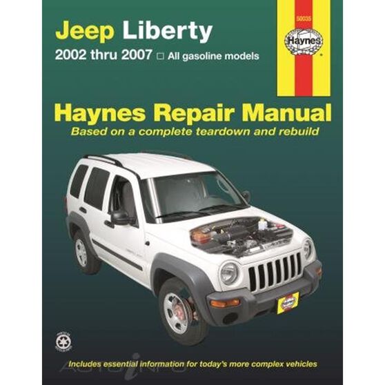 JEEP LIBERTY HAYNES REPAIR MANUAL COVERING ALL MODELS 2002 THRU 2012 (DOES NOT INCLUDE INFORMATION SPECIFIC TO DIESEL MODELS), , scanz_hi-res