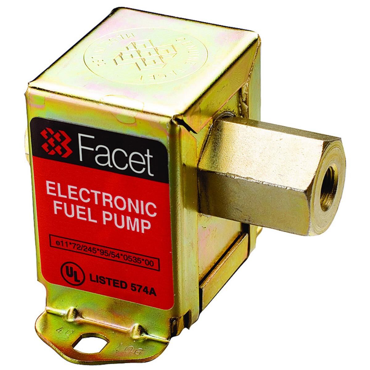 FACET FUEL PUMP 40106 12V SOLID STATE 5-6 PSI ASHDOWN X-REF 27-20594, , scanz_hi-res