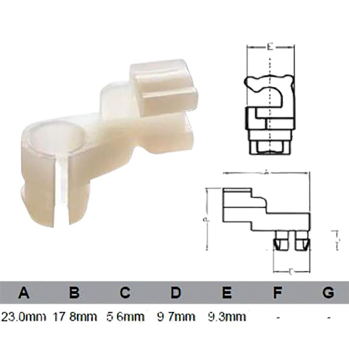 PKT 10 DOOR LOCK CLIP UNIVERSAL  JAYLEC, , scanz_hi-res