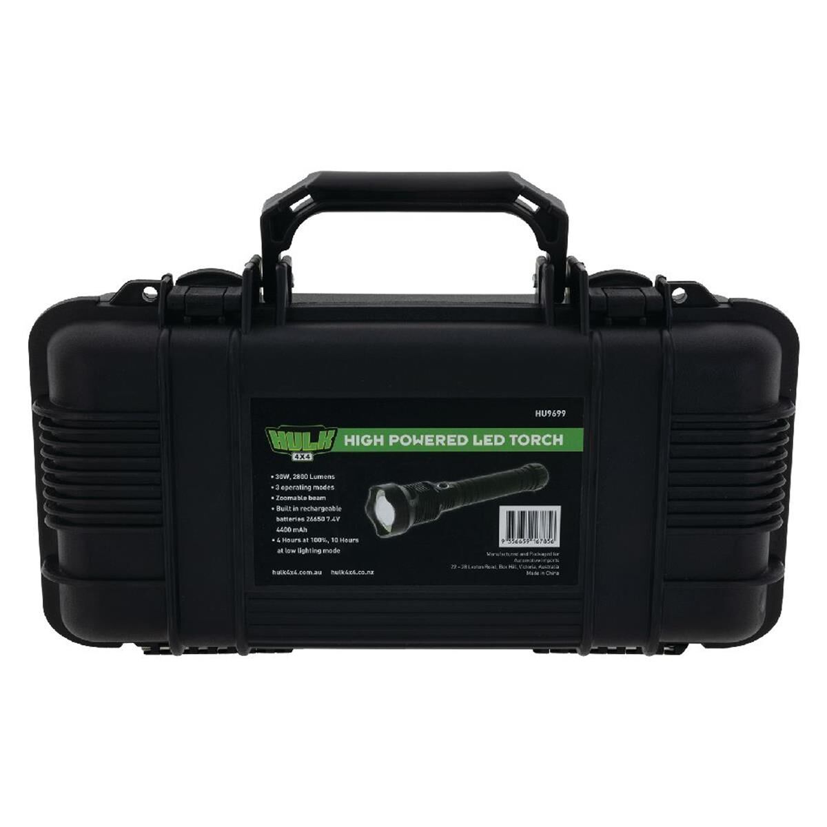 30w HIGH POWER RECHARGEABLE LED TORCH 3 MODES 2800LM, , scanz_hi-res