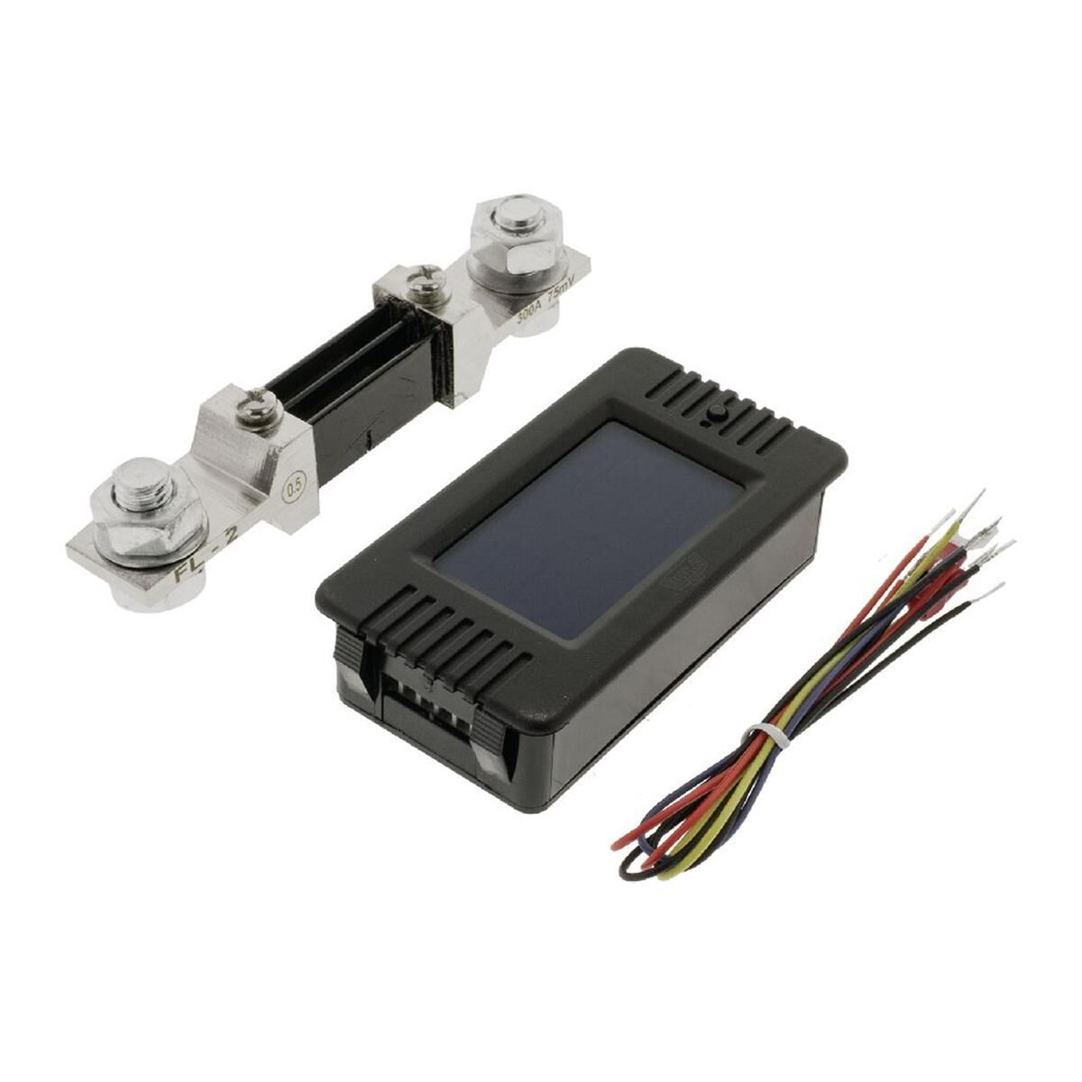 LCD BATTERY METER 200V 300amp DISCHARGE AMP CAPACITY ENERGY WITH SHUNT, , scanz_hi-res