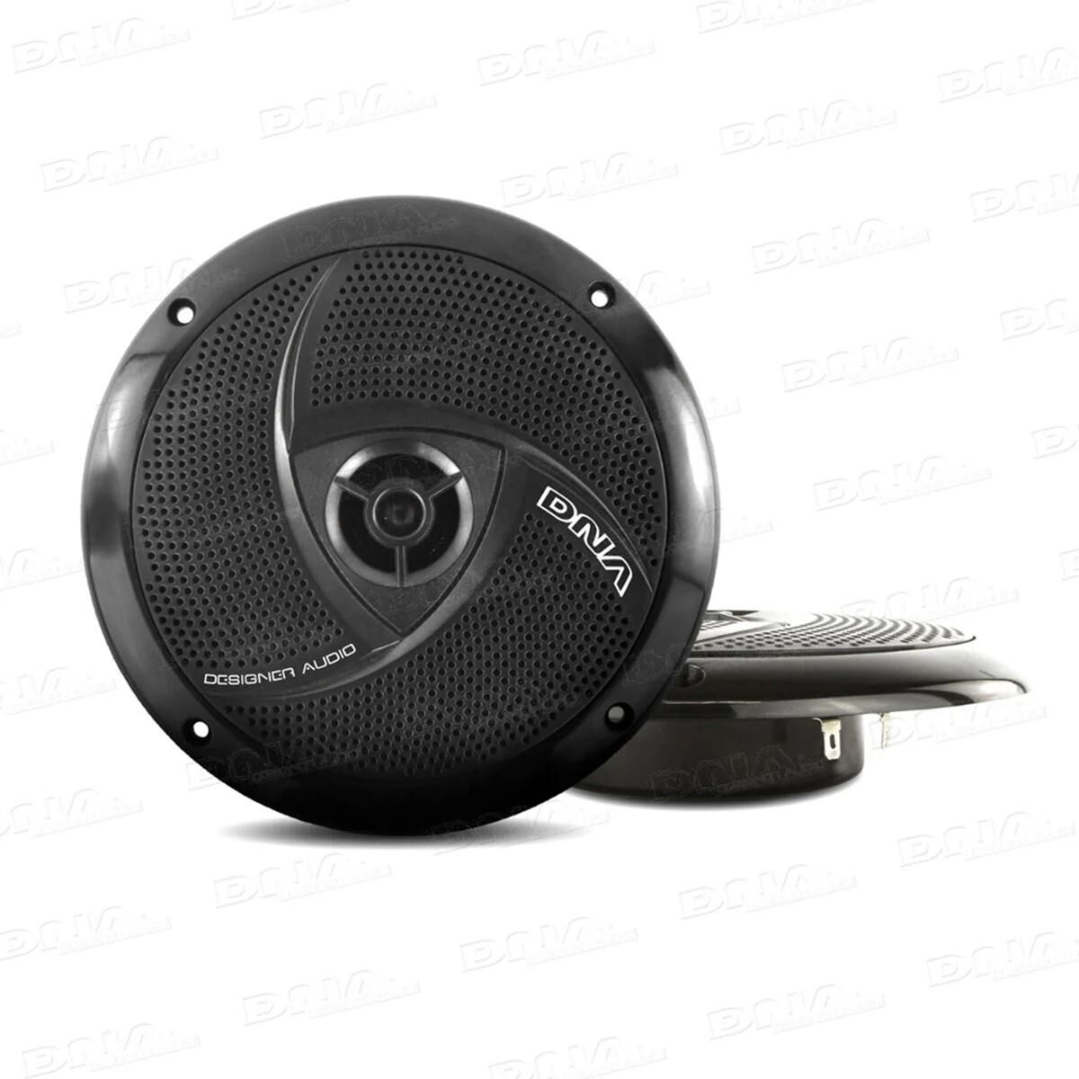 DNA 6.5" SLIMLINE MARINE SPEAKERS PAIR BLACK, , scanz_hi-res