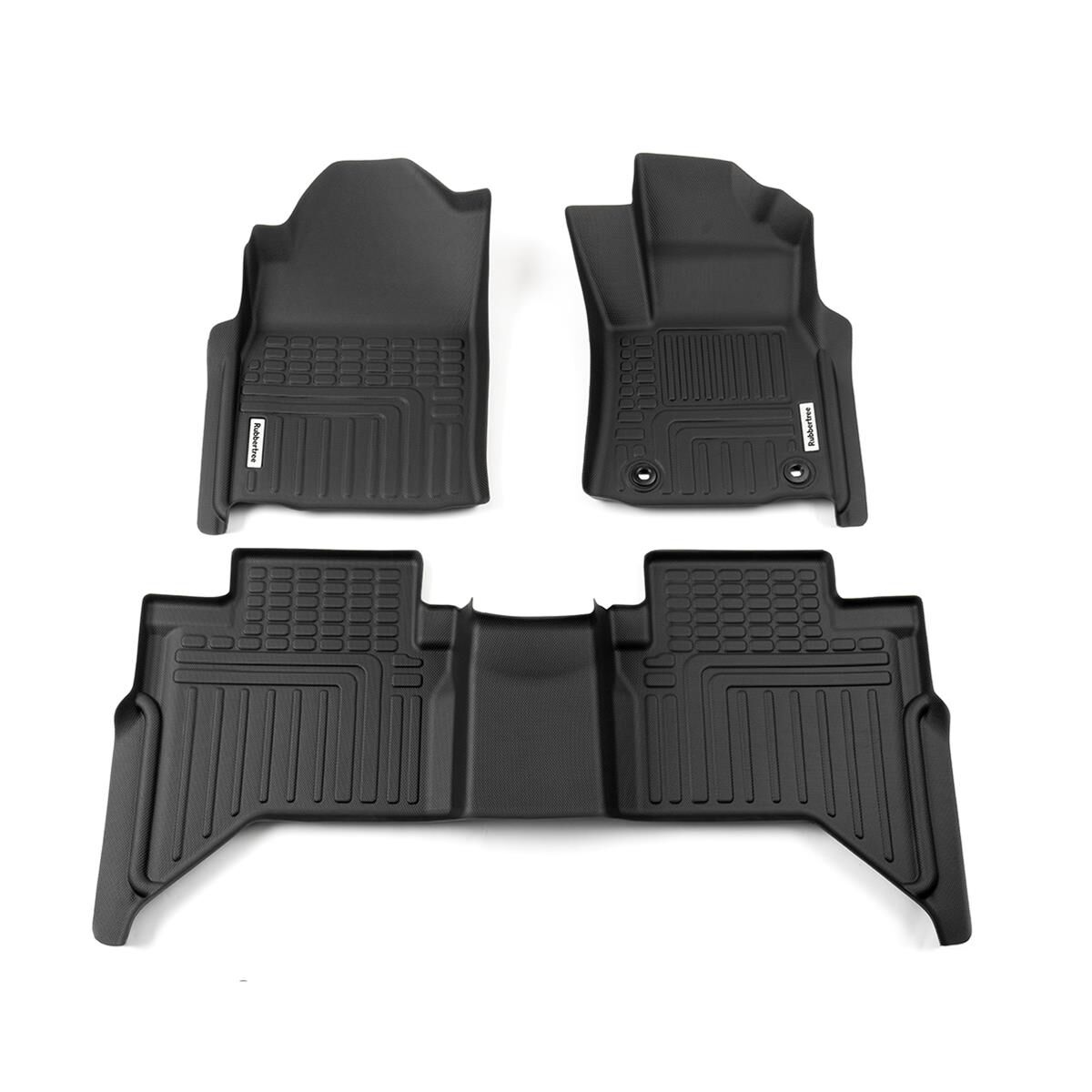 DEEP DISH FLOOR LINERS FOR TOYOTA HILUX 2015+ DUAL CAB AUTO FULL SET, , scanz_hi-res