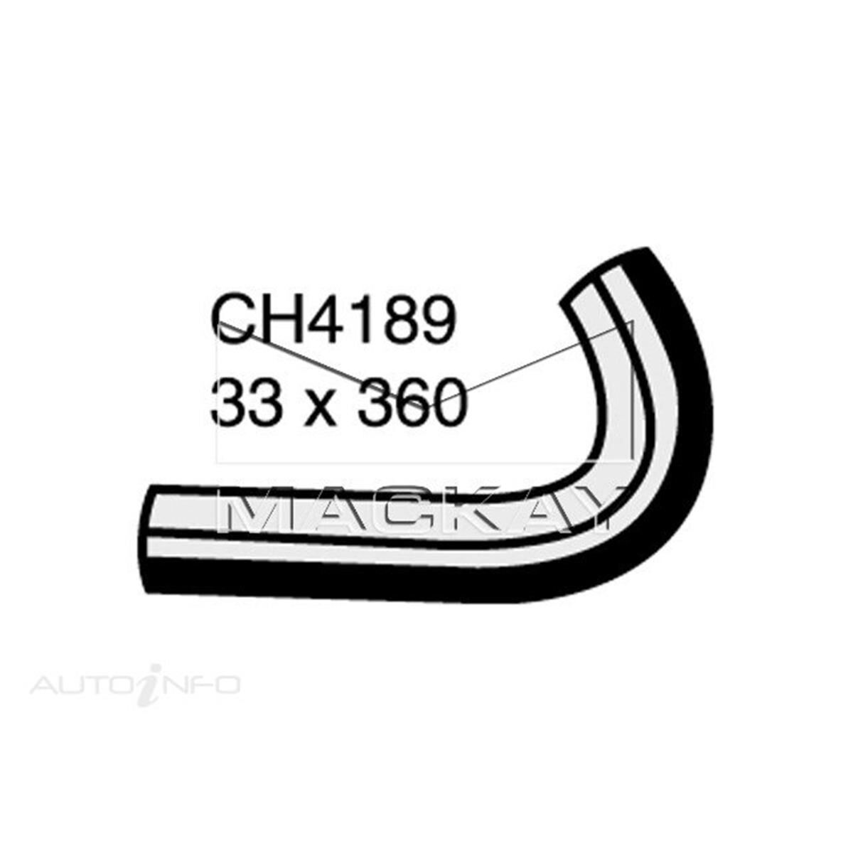 RADIATOR UPPER HOSE  - MITSUBISHI CHALLENGER PA - 3.0L V6  PETROL - MANUAL & AUTO, , scanz_hi-res