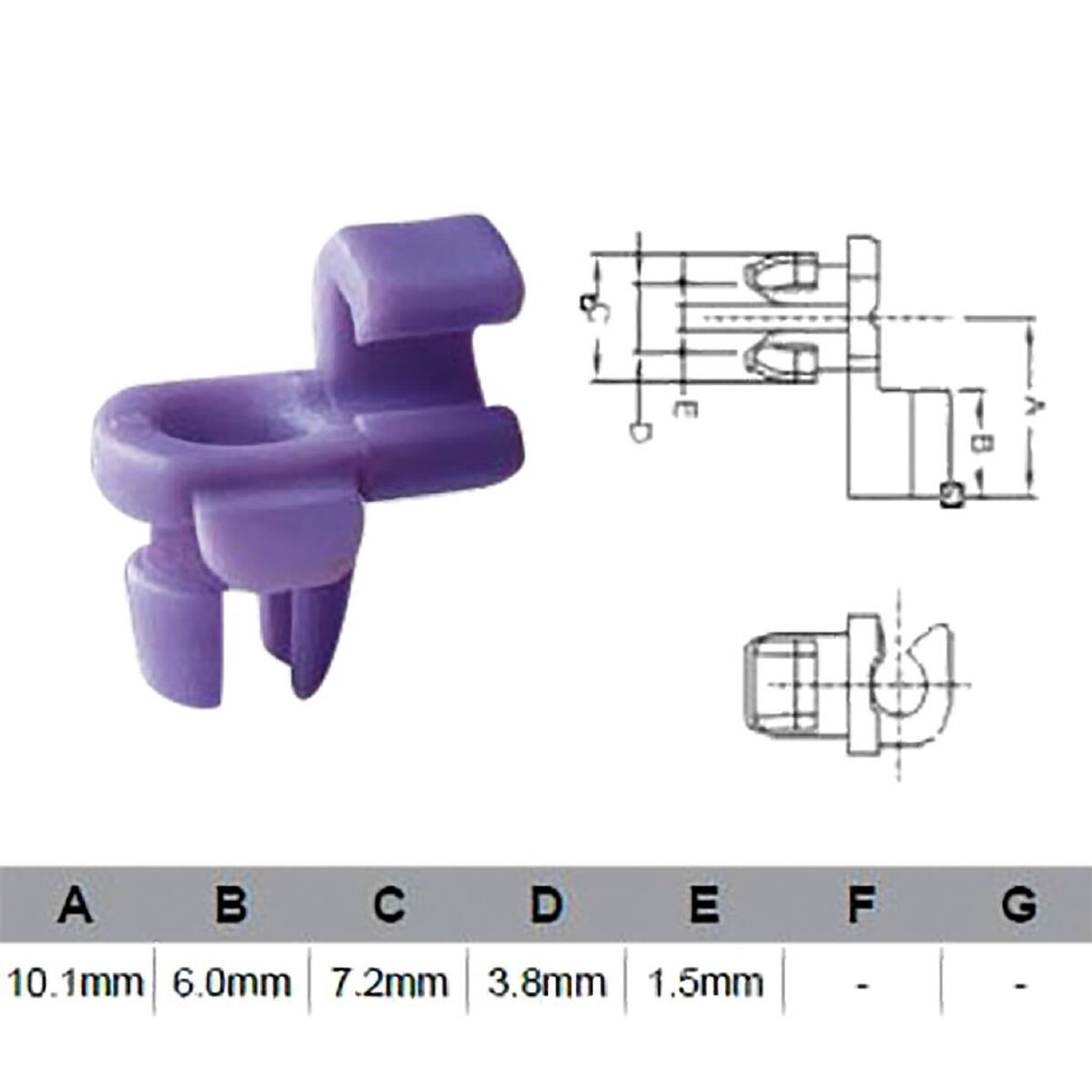 PKT 10 DOOR LOCK CLIP UNIVERSAL  JAYLEC, , scanz_hi-res