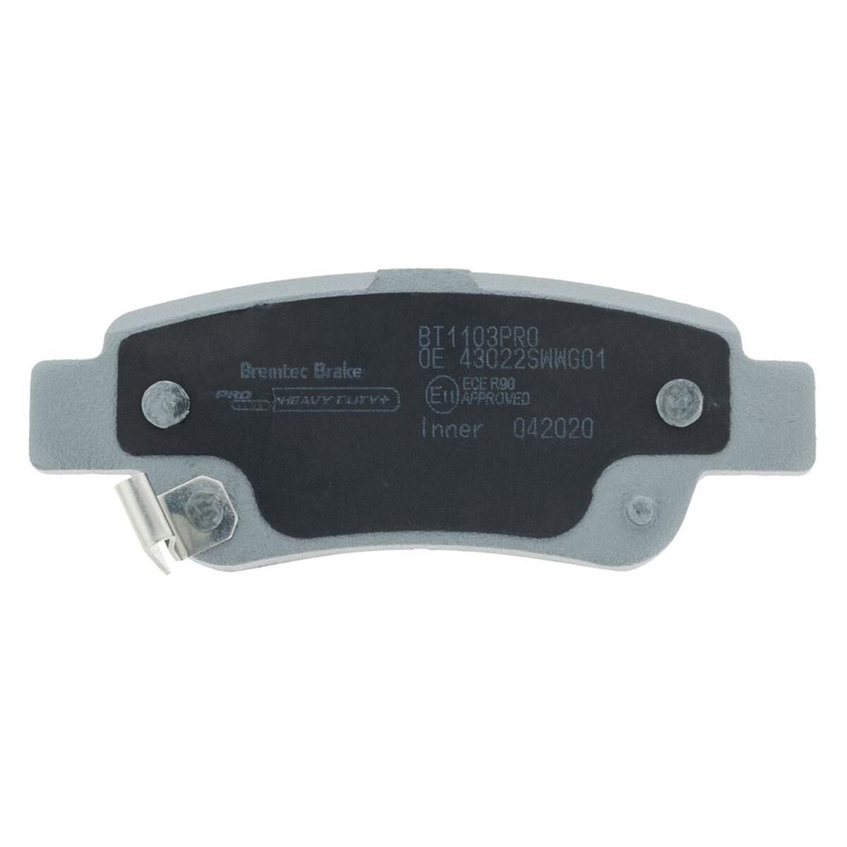 PRO-LINE BRAKE PADS SET HONDA CRV III 2.0, 2.4 (BOSCH) DB2256, , scanz_hi-res