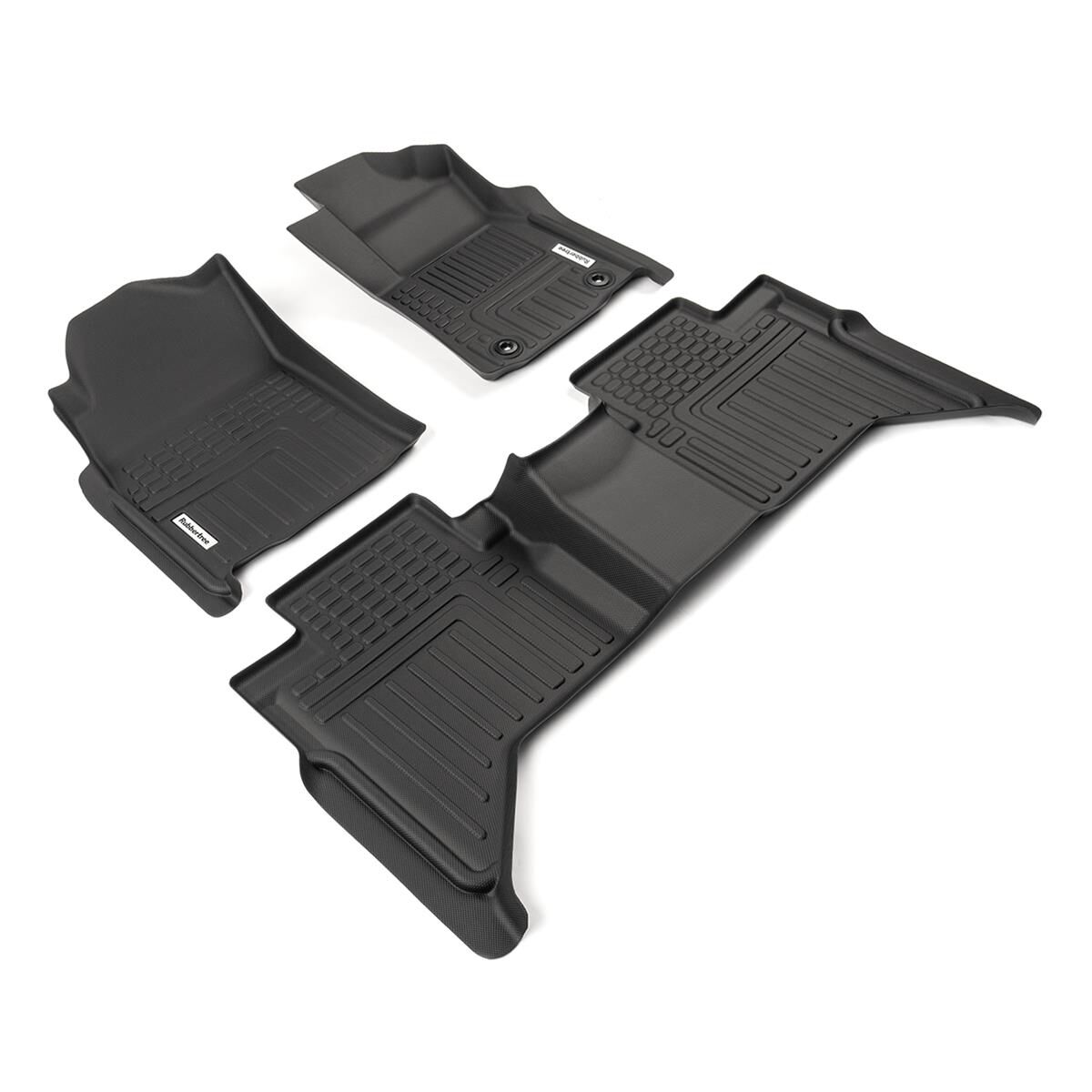 DEEP DISH FLOOR LINERS FOR TOYOTA HILUX 2015+ DUAL CAB AUTO FULL SET, , scanz_hi-res
