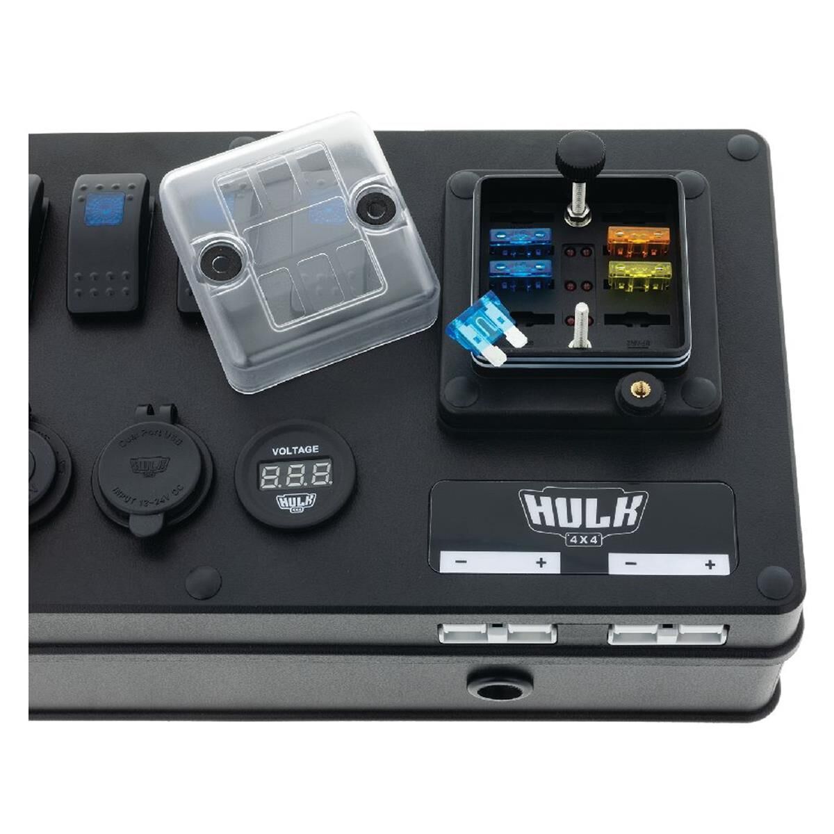 6 WAY DC CONTROL BOX 12/24v ABS PLASTIC VOLT, USB, PLUGS, , scanz_hi-res