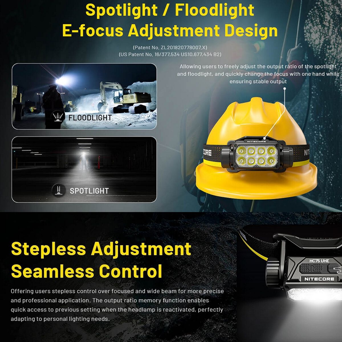 NITECORE 3000 LUMEN USB RECHARGEABLE LED HEADLAMP TORCH, , scanz_hi-res