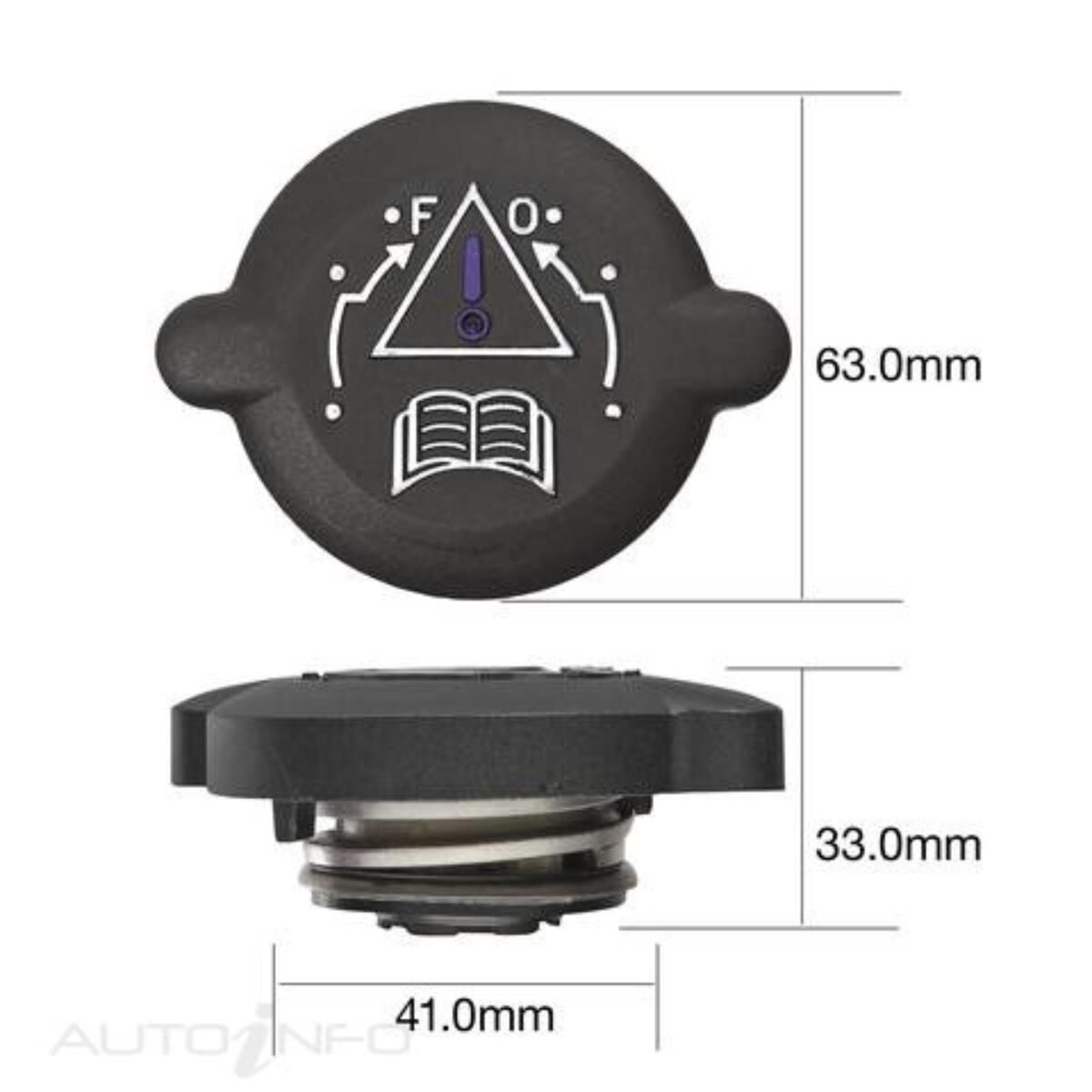 TRIDON RECOVERY RADIATOR CAP, , scanz_hi-res