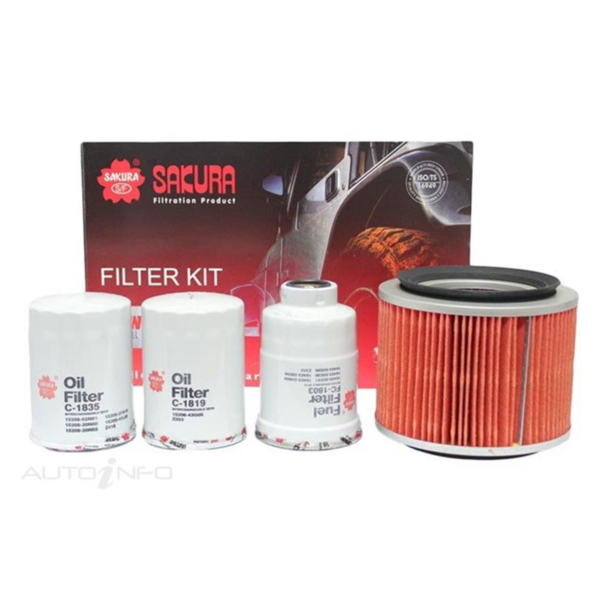 FILTER KIT OIL AIR FUEL NISSAN, , scanz_hi-res
