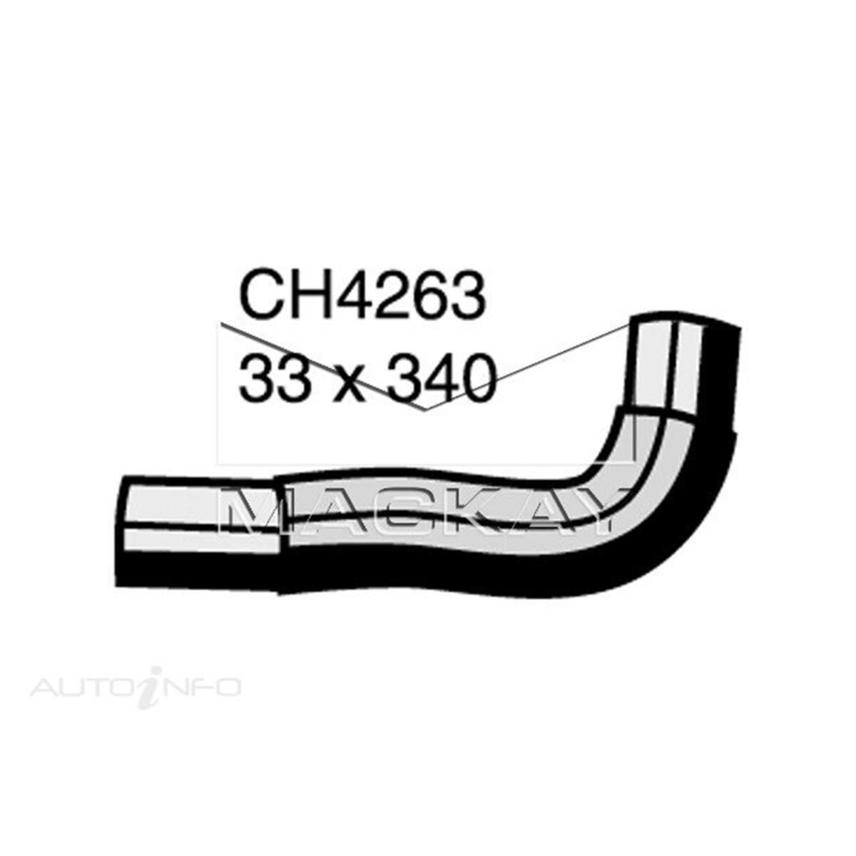 RADIATOR UPPER HOSE  - MAZDA E2500 . - 2.5L I4  DIESEL - MANUAL & AUTO, , scanz_hi-res