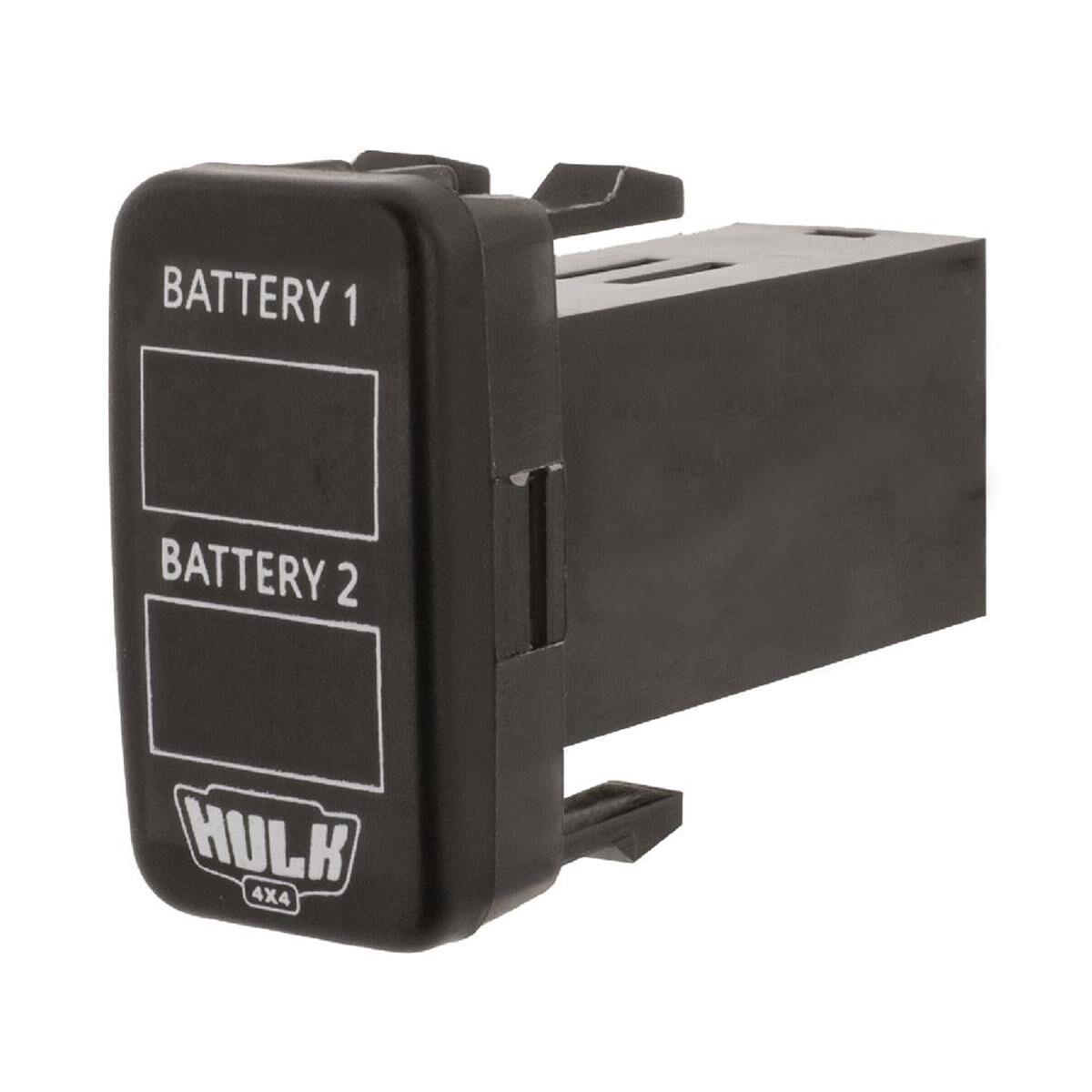 DUAL VOLTMETER OE RPL T/S EARLY TOYOTA BLUE LED 40 x 22mm, , scanz_hi-res